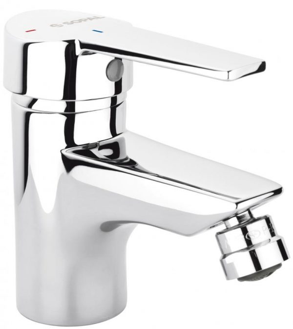 MITIGEUR BIDET DOUZ ROTA.90° CHROME REF 06ATA04 MARQUE: SOPAL