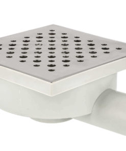 SIPHON DE SOL 15X15 AVEC GRILLE EN INOX REF 1952A00 MARQUE : SOPAL