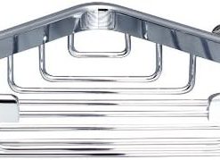 PORTE SAVON PANIER D'ANGLE COMPL. CHR 175X127X37 REF:87990 SONIA-ESP