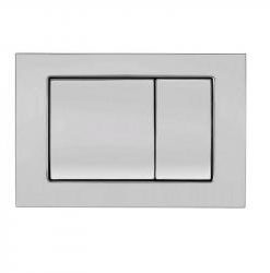 PLAQUE DE CMD INOX ANTIVANDALISME DOUBLE TOUCHE JACOB DELAFON E4325-CP