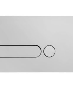 PLAQUE DE CMD DOUBLE TOUCHE 24X15 CHROME JACOB DELAFON E4326-CP