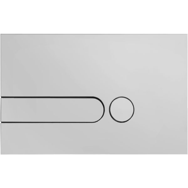 PLAQUE DE CMD DOUBLE TOUCHE 24X15 CHROME JACOB DELAFON E4326-CP
