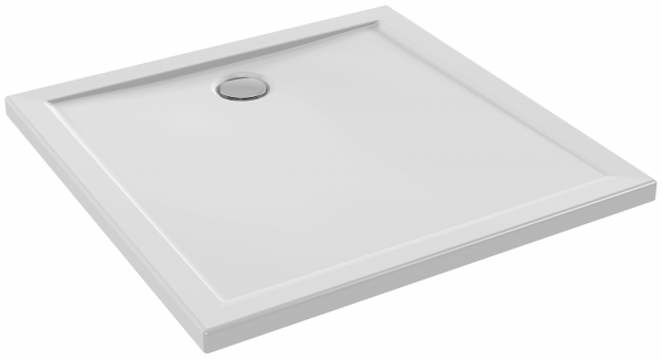 RECEVEUR DE DOUCHE 80X80X4CM A POSER/A ENC KYREO B90 BL KRR ENB90-00