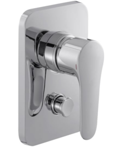 FACADE ET LEVIER JULY MITIGEUR 2 SORTIES A ENCASTRER JACOB DELAFON E98714-CP