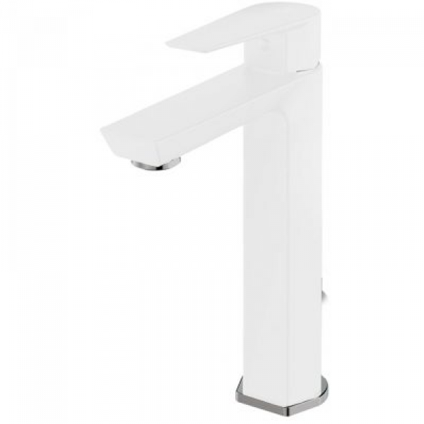 MITIGEUR LAVABO GRANDE HAUTEUR AROHA BLANC REF : 4605511 GALINDO/ESP