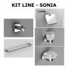 KIT 5 PIECES LINE CHROME REF: 183180 SONIA-ESP