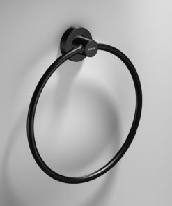 PORTE SERVIETTE ANNEAU TECHNO-PROJECT BLACK 166220 SONIA