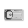EVIER PYRAMIS SPARTA 1B + 1 EG 86X50 EN INOX Ø 90