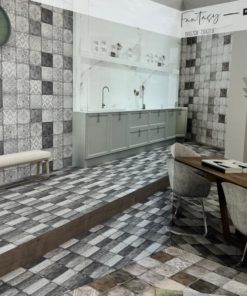 Alternative view of FANTASY GRIS 19X57 CARREAUX SOL/MUR P.R CODE 3022 MARQUE: APOLO/ESP