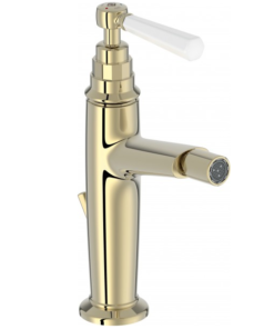 MITIGEUR BIDET CLEO A/FLEXIBLE S/TIRE S/BOND OR BEIGE JACOB DELAFON E24310-BGG