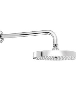 POMME DE DOUCHE MURALE RONDE ANTI-CALCR Ø20 A/BRAS CHR 69300 GALINDO