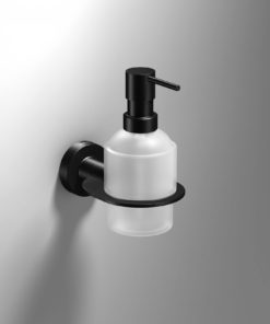 DISTRIBUTEUR SAVON MURAL TECHNO-PROJECT BLACK REF 166244 MARQUE SONIA