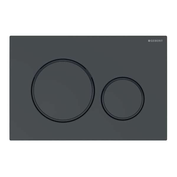 PLAQUE DE COMMANDE SIGMA20 NOIR MAT REF 115.882.DW.1 GEBERIT