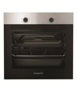 FOUR ELECTRIQUE EN VERRE INOX 3 PROGRAMMES 60CM PROFF REF F601