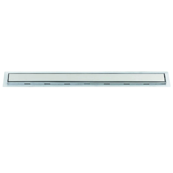 CANIVEAU DOUCHE L60cm GRILLE LISSE ACIER INOX 26L/MIN 1703S-IC/R3