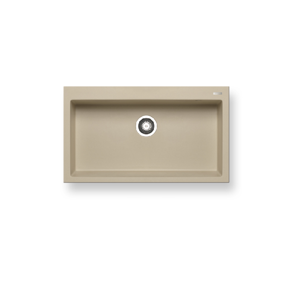 EVIER PYRAGRANITE ISTROS MOCHA BEIGE 86X50 1 BAC PYRAMIS 070046411