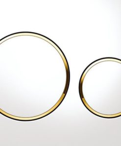 PLAQUE DE COMMANDE SIGMA20 BLANC DORE REF 115882KK1 GEBERIT