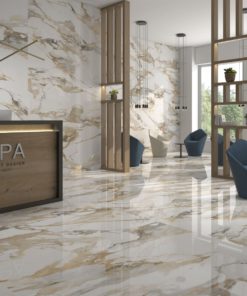 Alternative view of CRASH BEIGE POLI 120X120 CARREAUX GRES CERAME RECT. GEOTILES