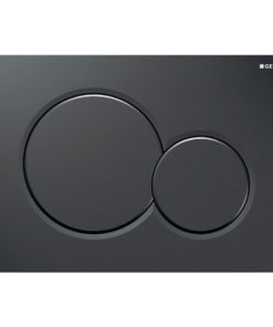 PLAQUE DE CMD SIGMA01 RONDE NOIR FONCE 115.770.DW.5 GEBERIT