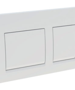 PLAQUE DE CMD ALPHA10 RONDE BLANC REF 115.045.11.5 GEBERIT