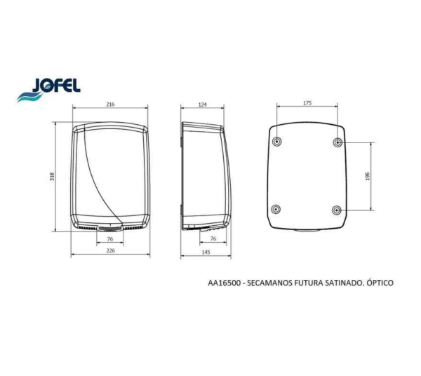 SECHE MAIN FUTURA OPTIQUE SATINE JOFEL AA16500 – Image 2
