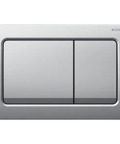 PLAQUE DE CMD ALPHA30 CARRE CHROME MAT REF 115.055.46.1 GEBERIT