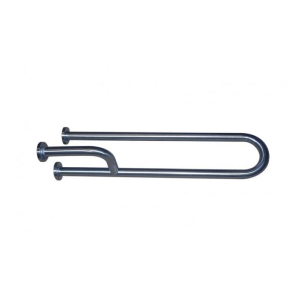 BARRE D'APPUI MURAL INOX MAT MUR PMR PRESTO REF 88135