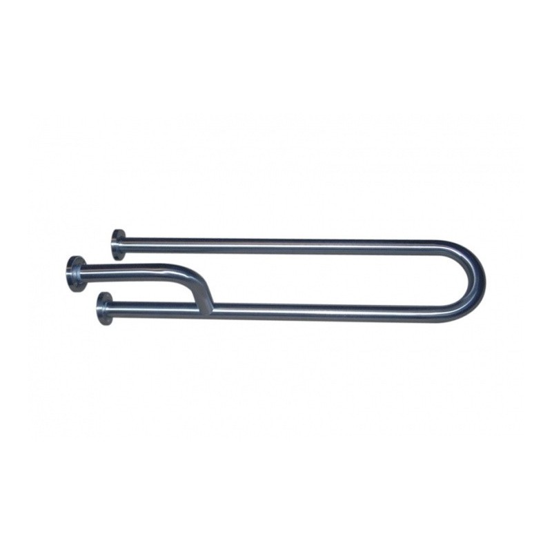 BARRE D'APPUI MURAL INOX MAT MUR PMR PRESTO REF 88135