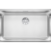 EVIER 1 BAC EN INOX SATINE SOLIS 700-U BLANCO 74X44 CM REF 526125