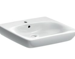 LAVABO SELNOVA COMFORT PMR 55CM A/TROU DE ROBINET 500.187.01.1 GEBERIT