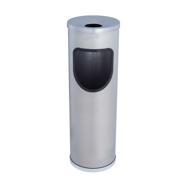 POUBELLE CENDRIER RONDE INOX 25L REF: AL70201 JOFEL