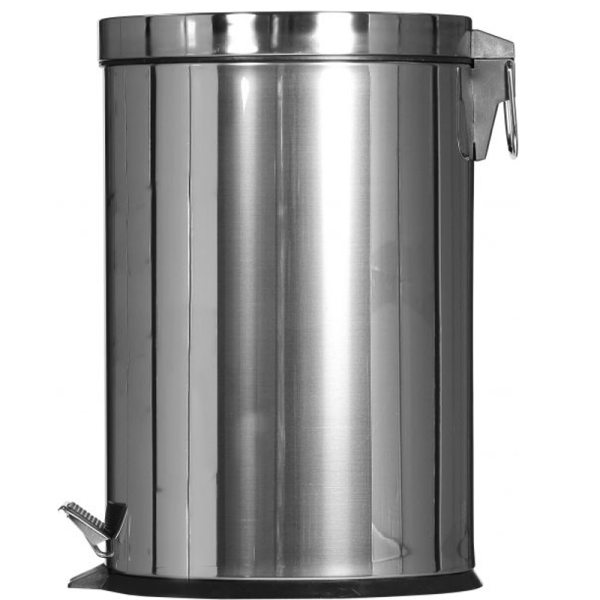 POUBELLE A PEDALE INOX 12L PROBBAX REF B2B-SO-6012-MSSTL