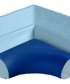 BORDE ESQUINA FINLANDES 17X17 ANGLE COURBE BLANC/BLEU REF 213-BMR EXAGRES