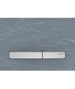 PLAQUE DE CMD SIGMA50 LINE METTALLIQUE ARDOISE MUS 115.788.JM.2 GEBERIT