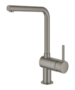 Alternative view of MITIGEUR EVIER MINTA NOIR HARD GRAPHITE BROSSE REF 31375AL0 GROHE