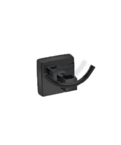PORTE MANTEAU DOUBLE NOIR MAT MILET REF 1150104150 MESA TEKNIK