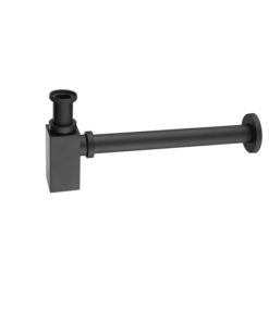 SIPHON LAVABO DESIGN CARRE NOIR 1"1/4 ZENITH REF:1140401062