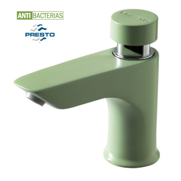 ROBINET TEMPORISE VERT/ANTIBACTERIE XT-L REF ABT26601 PRESTO