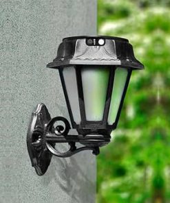 B·LED BARCELONA LED Fumagalli Lampadaire solaire Applique murale extérieure classique avec capteur de mouvement et lumière CCT IP55 R22.131.000.AFS1K