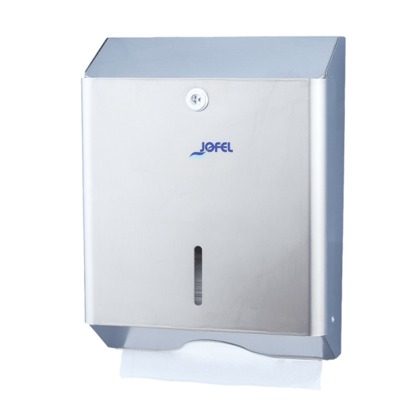 DISTRIBUTEUR PAPIER ZIG-ZAG INOX SATINE 600f JOFEL REF JAH14200