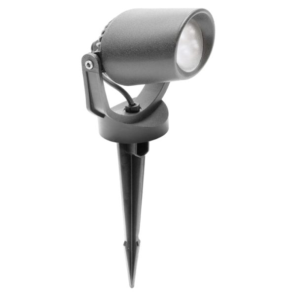 MINITOMMY-EL SPIKE LED GU10 6W 2700K/4000K CCT GRIS AVEC GIVRE 1M1.001.000.LXU1K FUMAGALLI