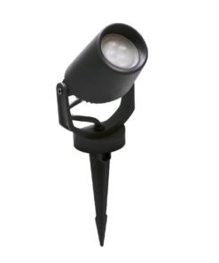 MINITOMMY-EL SPIKE LED GU10 6W 2700K/4000K CCT NOIR AVEC GIVRE 1M2.001.000.AXL1K FUMAGALLI