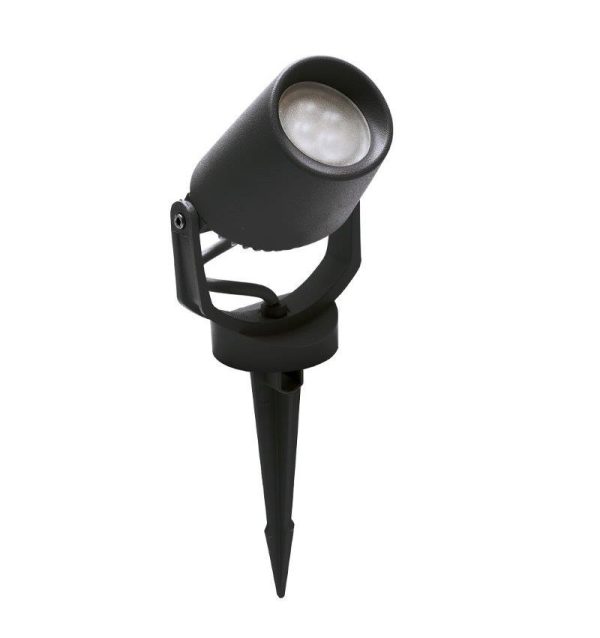 MINITOMMY-EL SPIKE LED GU10 6W 2700K/4000K CCT NOIR AVEC GIVRE 1M2.001.000.AXL1K FUMAGALLI