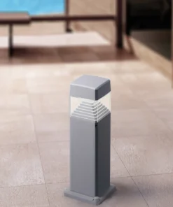 Alternative view of ESTER 500 GRIS CLAIR LAMPE DE JARDIN GX53 LED 10W CCT DS1.563.000.LXD1K FUMAGALLI