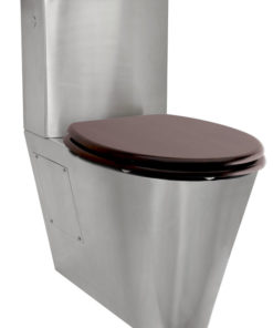 CUVETTE INOX AU SOL AVEC RESERVOIR 4/6L