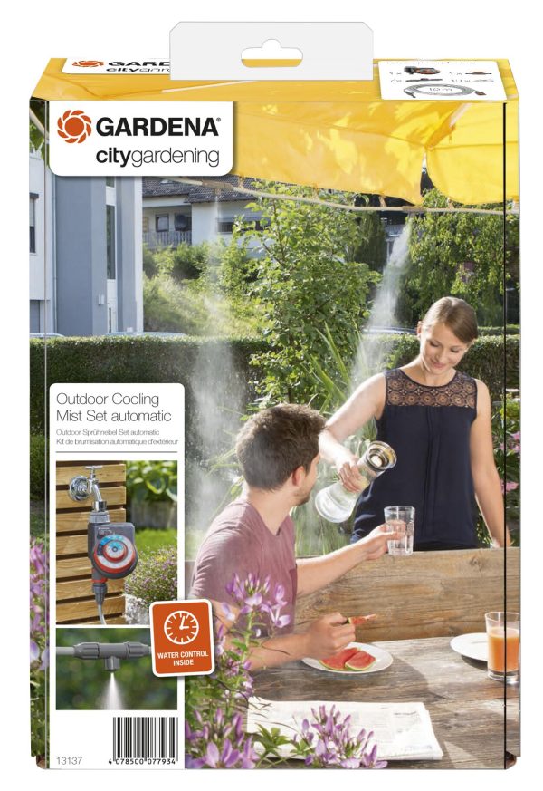 KIT DE BRUMISATION JARDIN URBAIN +PROGRAMATEUR REF : 13137-20.000.00 GARDENA