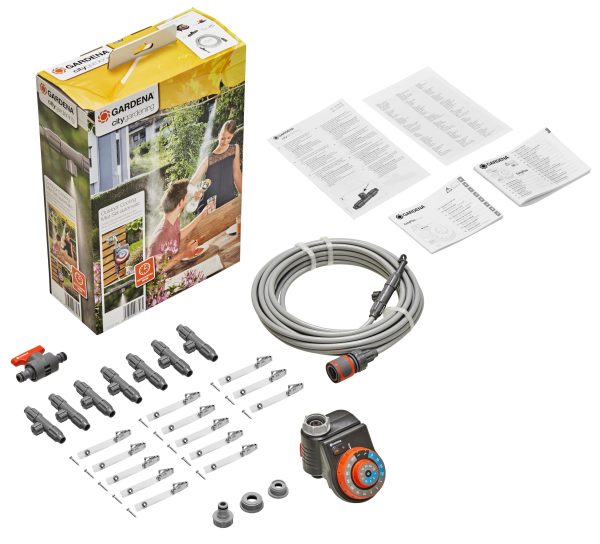 KIT DE BRUMISATION JARDIN URBAIN +PROGRAMATEUR REF : 13137-20.000.00 GARDENA – Image 2