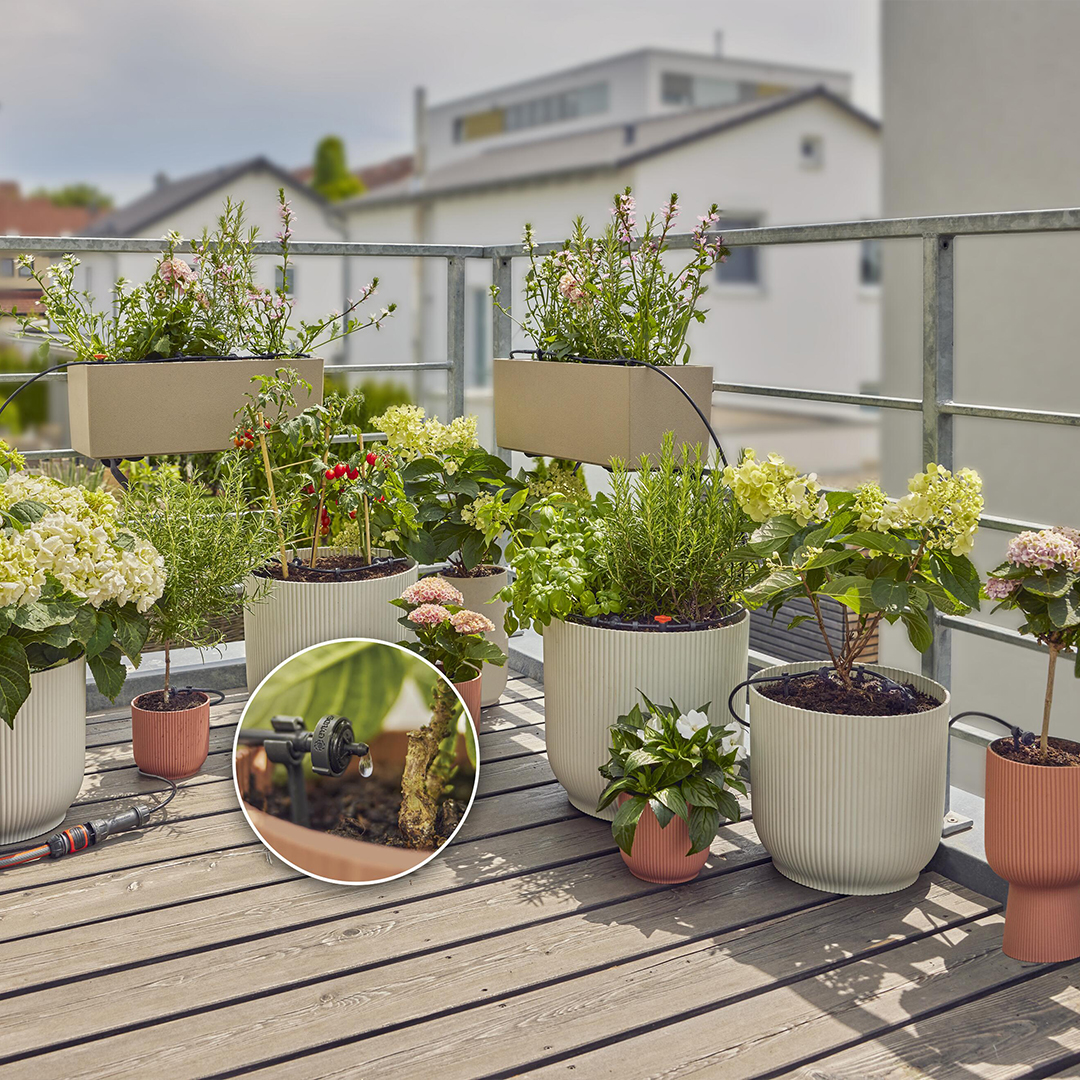 KIT D'INITIATION POUR BALCON - JUSQU'À 15 PLANTES  REF : 13401-20.000.00 GARDENA – Image 3