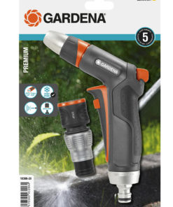KIT PISTOLET DE NETTOYAGE + RACCORD D'ARROSAGE AQUASTOP PREMIUM GARDENA