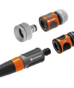 NÉCESSAIRE  D'ARROSAGE GARDENA DE BASE 15 MM 13 MM (1/2") ET 15 MM (5/8") 2 PIÈCES 5 PIÈCES